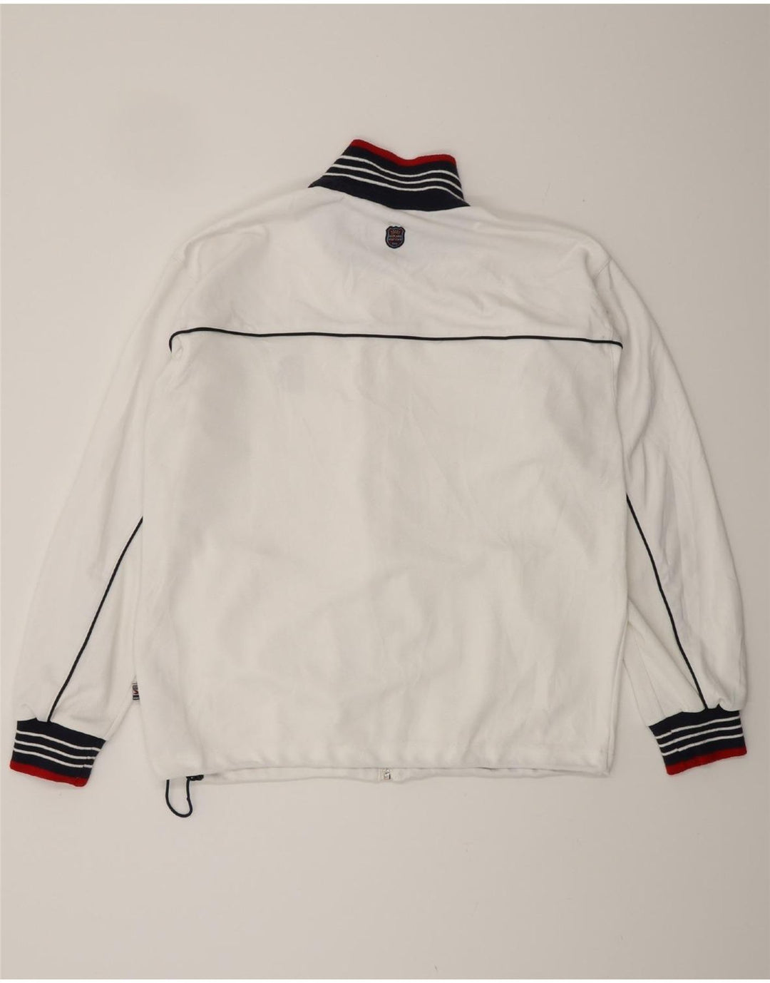 Diadora Veste Bomber Homme UK 40 Large Blanc Polyester