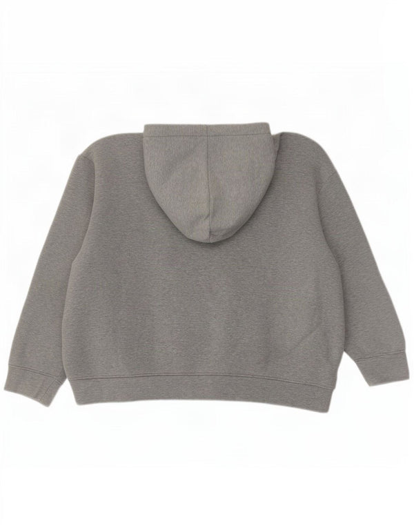 The North Face Pull à capuche surdimensionné pour homme 2XL en coton moucheté gris