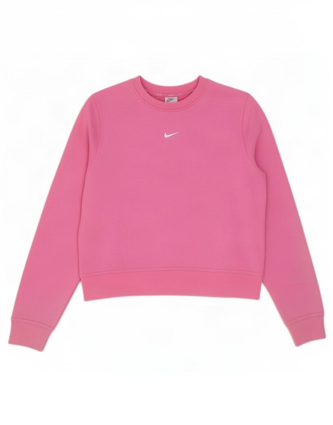 Nike Femme Dri Fit Sweat-shirt surdimensionné UK 10 Petit Rose Polyester