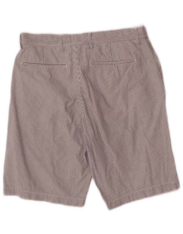 Gap Short Chino Homme W29 Petit Coton Rayé Blanc