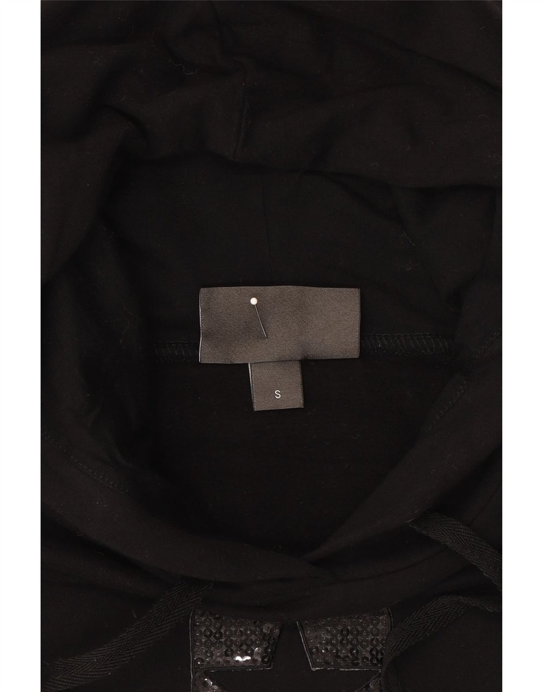 CONVERSE Womens Sweatshirt Jumper UK 10 Small Black Cotton Vintage Converse and Second-Hand Converse from Messina Hembry 