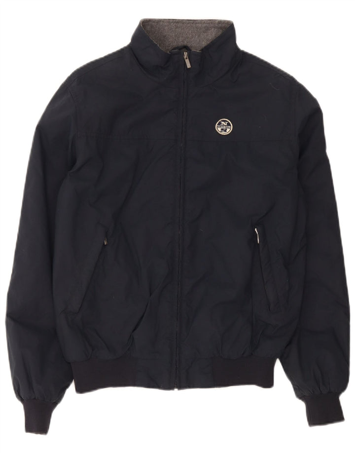 North Sails Bomber Jacket Garçon 13-14 ans Bleu Marine Polyamide