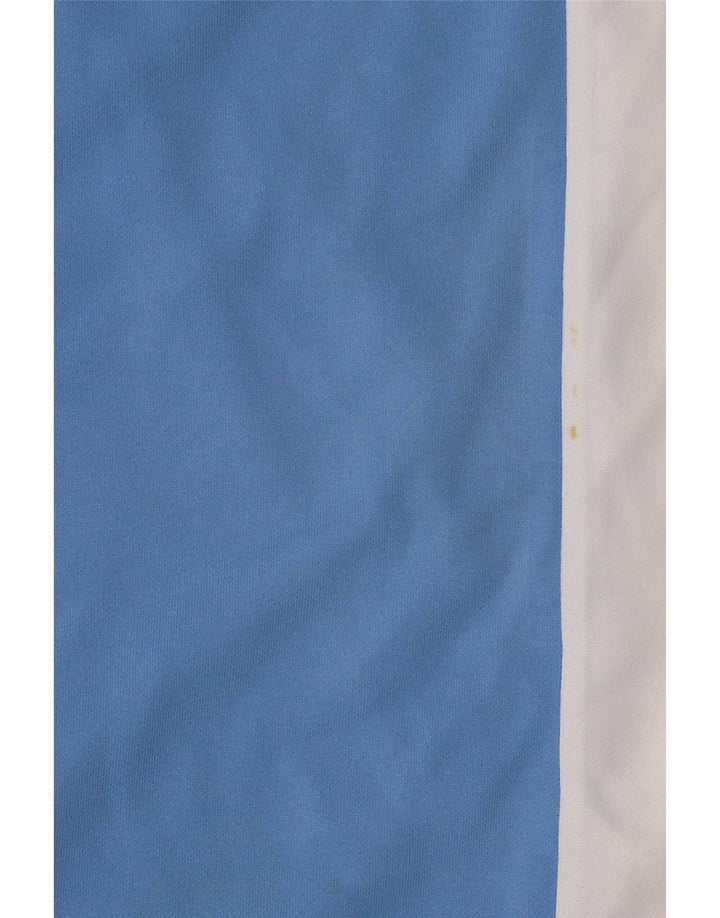 Asics T-Shirt Graphique Homme Bleu Moyen Polyester Colorblock