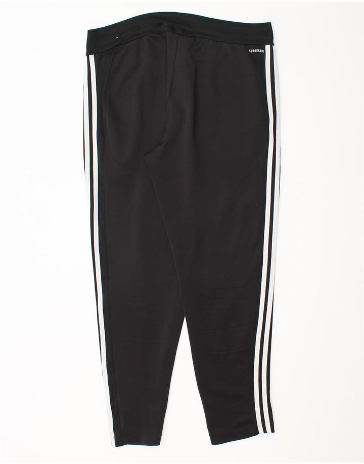 Adidas Pantalon de survêtement Aeroready pour femme UK 12/14 Noir moyen Polyester