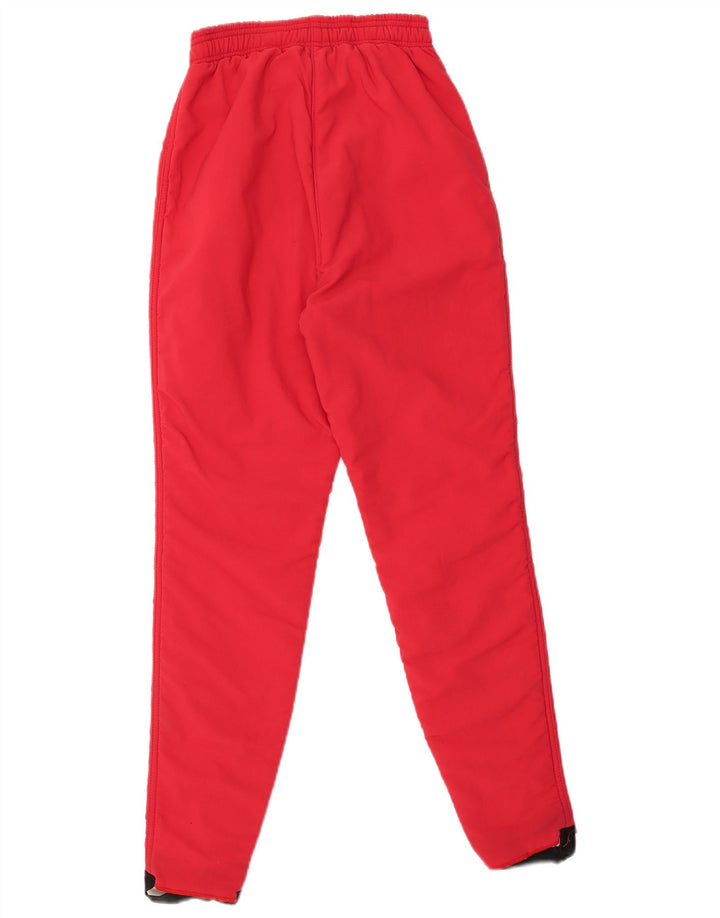 Ellesse Pantalon coupe-vent étrier pour femme US 6 Medium Red Nylon