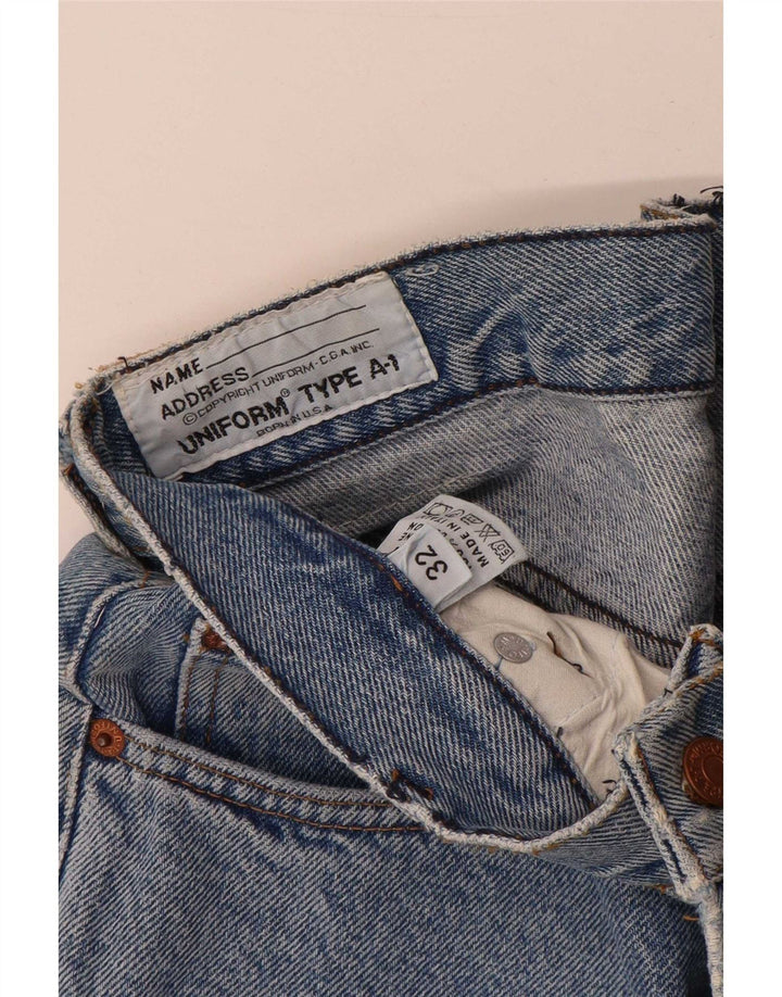 Uniform Jeans Fuselé Homme W32 L28 Bleu Coton