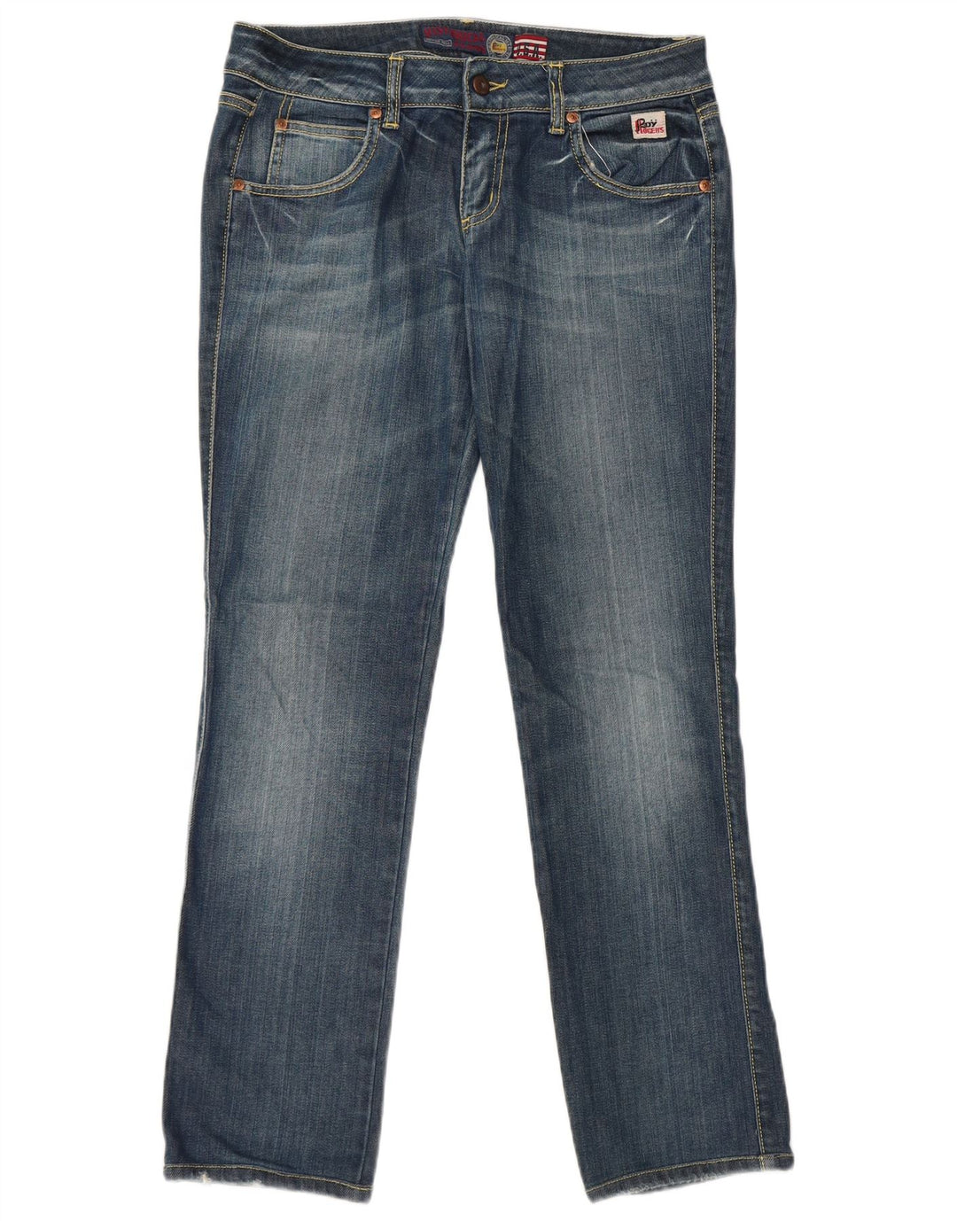 ROY ROGERS Jean Slim Femme W30 L29 Bleu Coton