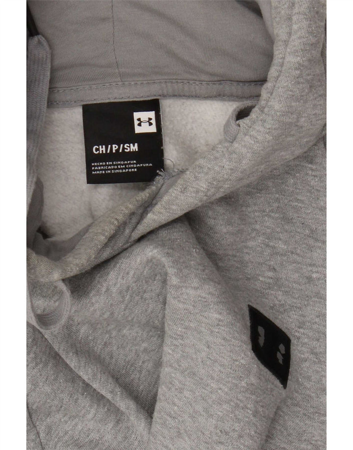Under Armour Pull à capuche pour homme en coton moucheté petit gris