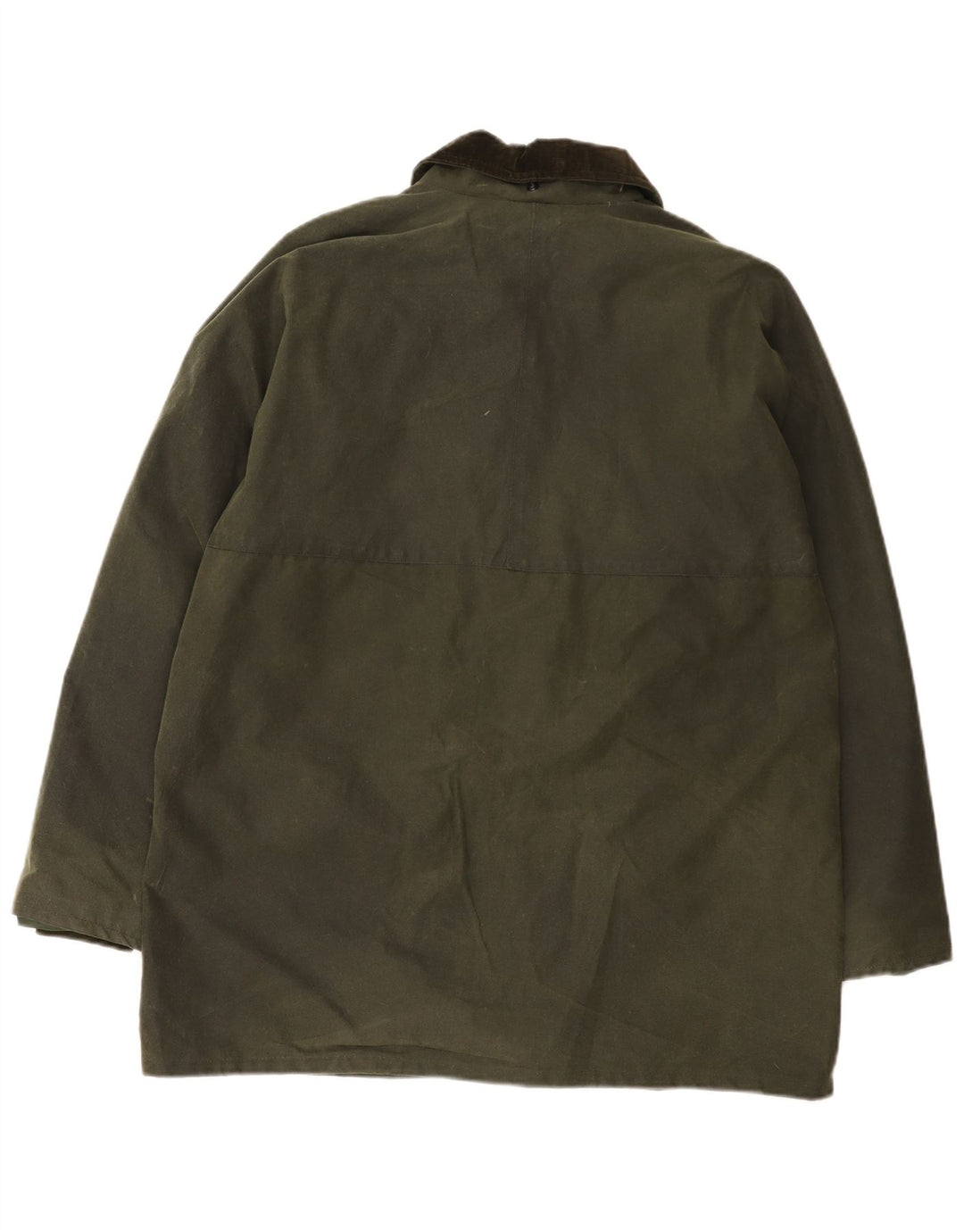 Veste en coton ciré femme vintage UK 20 2XL Vert