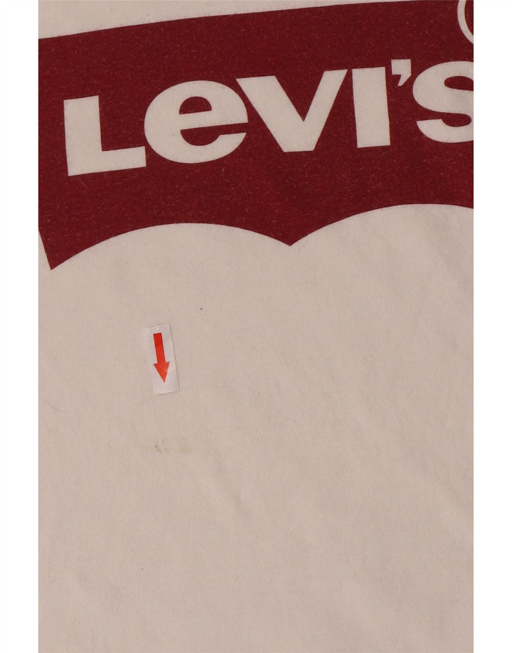 Levi's Tee-Shirt Graphique Homme Blanc Moyen