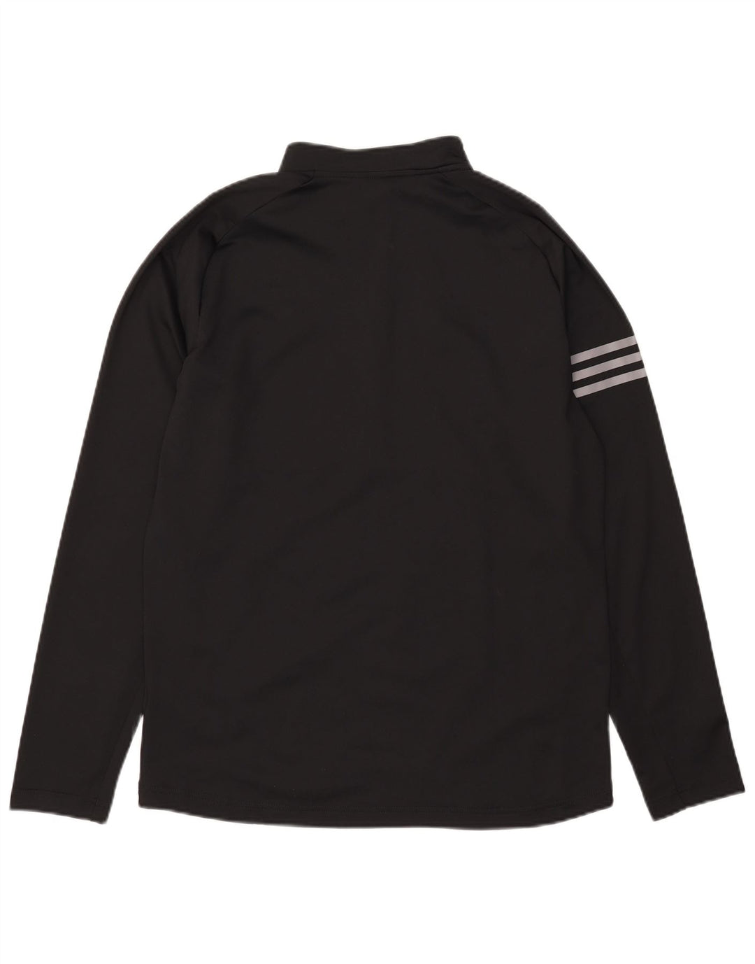 Adidas Haut de survêtement à col zippé pour homme Noir moyen Colourblock