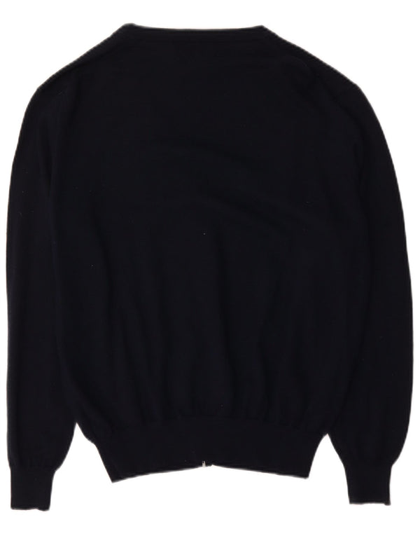 Marks & Spencer Pull Cardigan Homme Grand Bleu Marine Acrylique