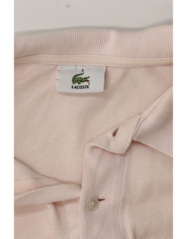 LACOSTE Polo Homme Taille 5 Large Rose