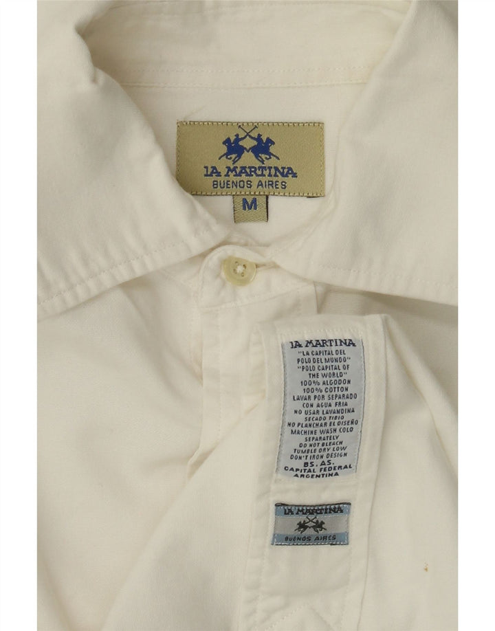 LA MARTINA Chemise Graphique Buenos Aires Homme Blanc Moyen Coton