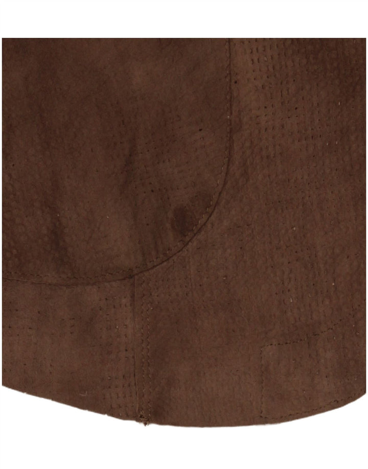 Lavorazione Artigiana Veste Blazer 3 Boutons Femme IT 42 Marron Moyen