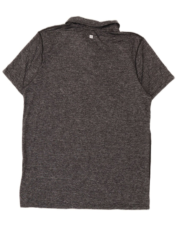 Mountain Warehouse Polo IsoCool Homme Gris Moyen Moucheté Polyamide