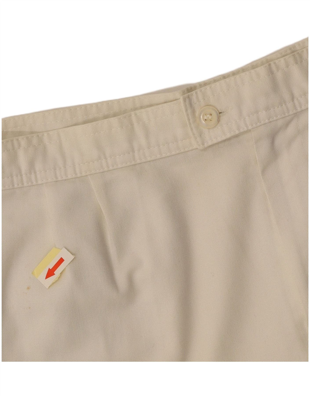 SERGIO TACCHINI Short Chino Femme W36 Large Blanc Cassé