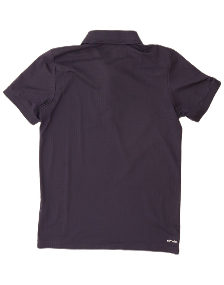 Adidas Homme Climalite Polo Petit Bleu Marine Polyester