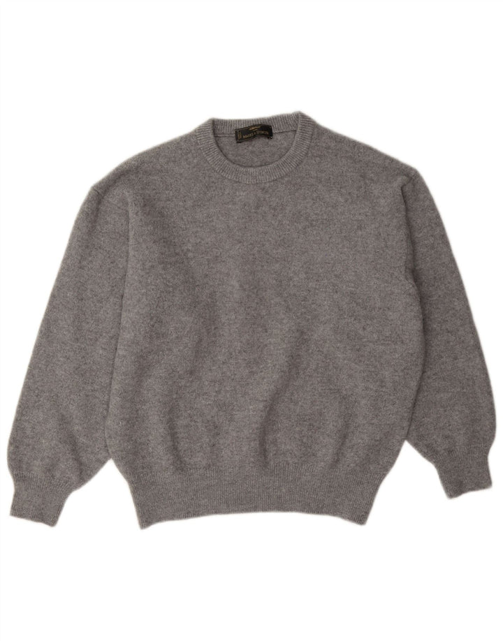 Marks & Spencer Pull Col Rond Homme Gris Moyen Laine