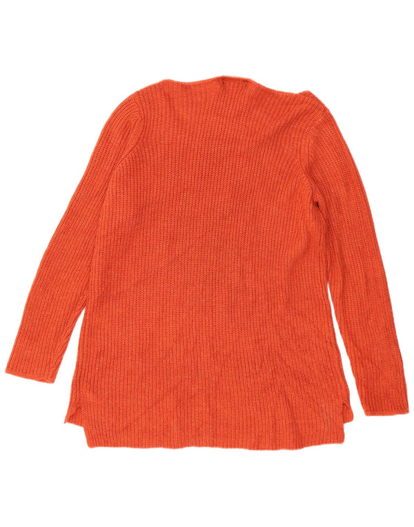 Mossimo Pull long à col bateau pour femme UK 20 2XL Bordeaux Acrylique