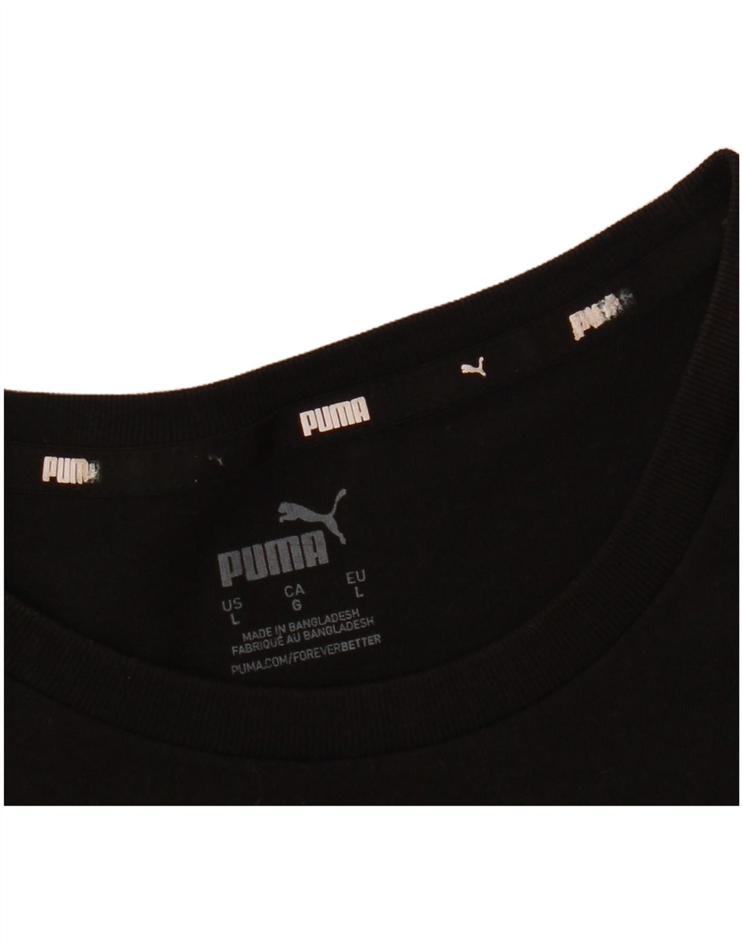 Puma T-shirt graphique pour hommes, grand, noir