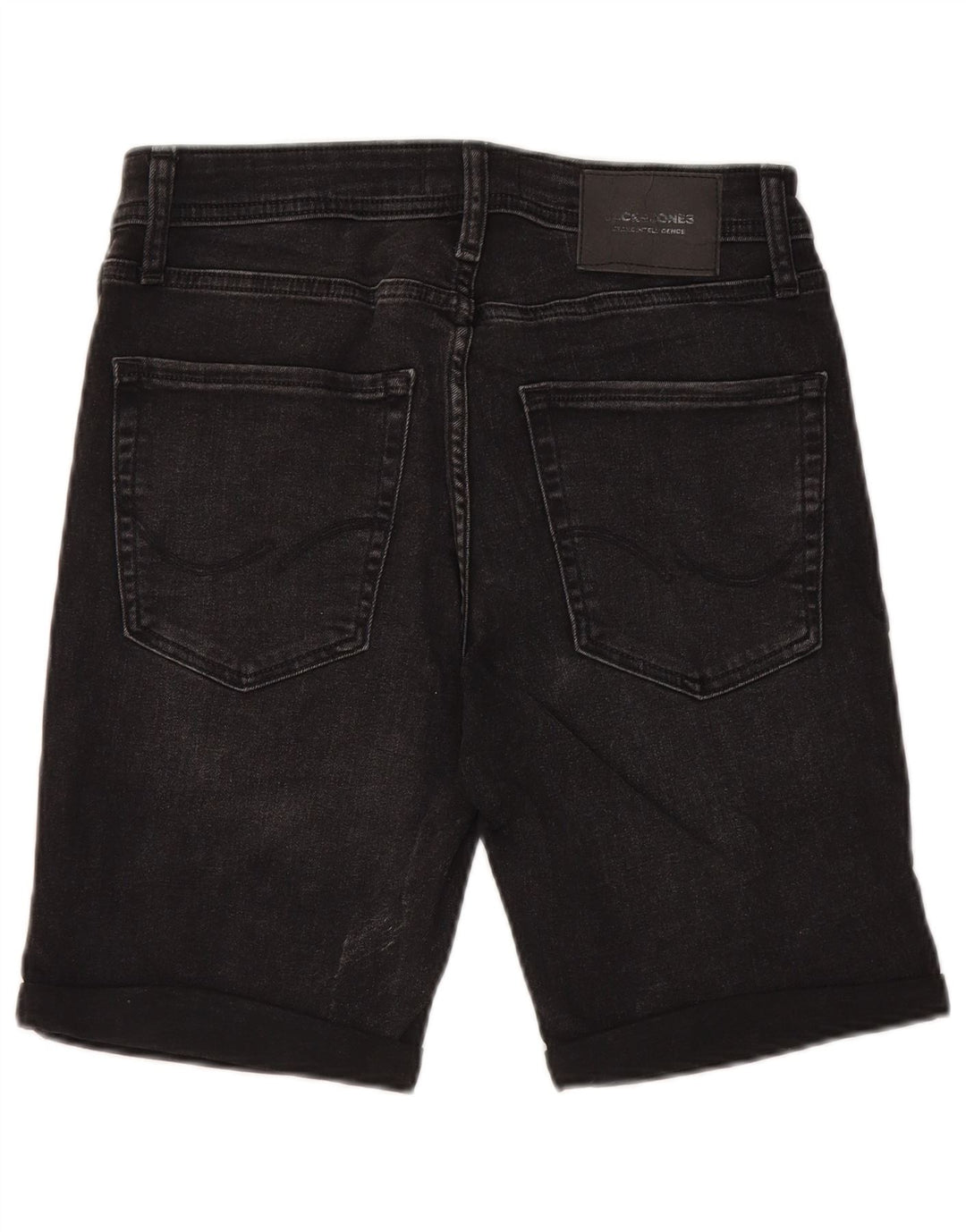 JACK & JONES Short en jean usé W30 pour homme en coton noir moyen