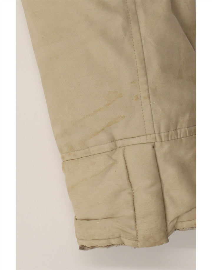 Woolrich Veste matelassée pour femme UK 14 Coton beige moyen