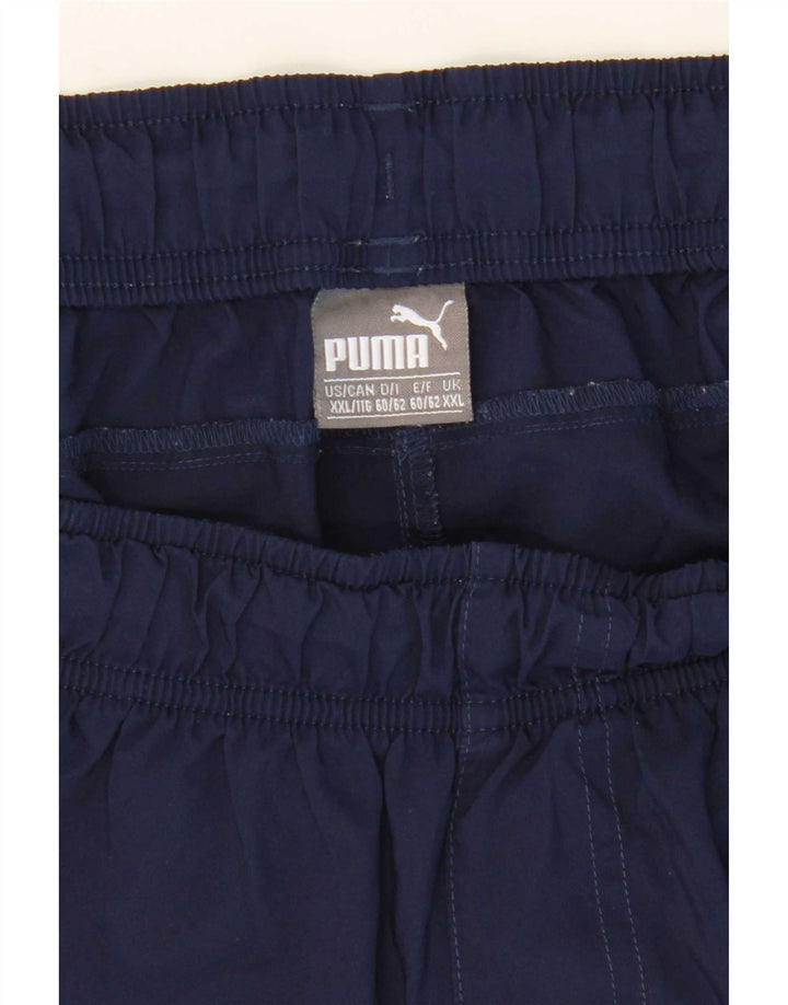 Puma Short de sport pour homme 2XL Bleu marine