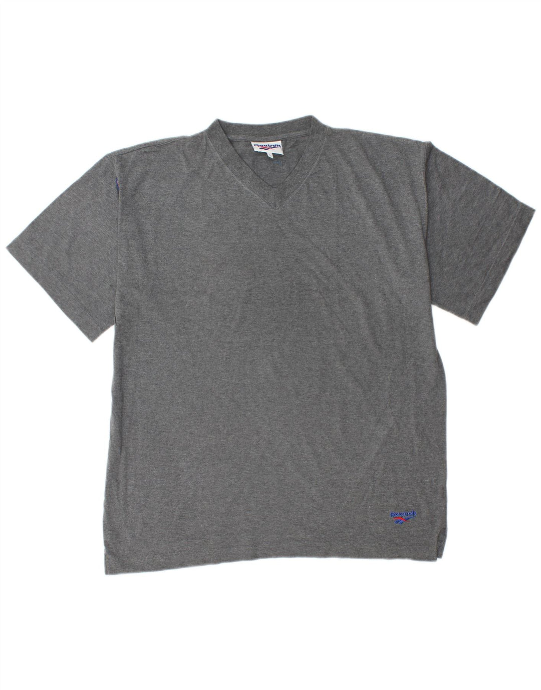 REEBOK T-Shirt Homme Haut Large Gris Coton
