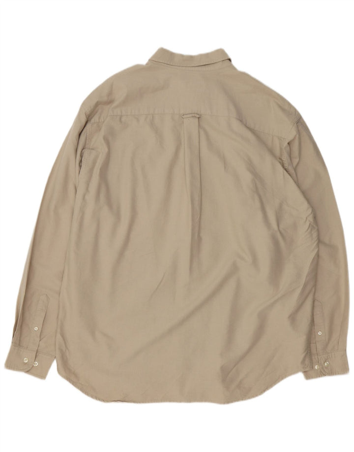 EDDIE BAUER Chemise Homme XL Coton Beige
