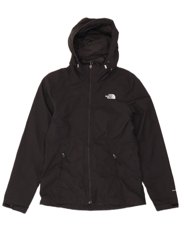 THE NORTH FACE Veste de pluie à capuche pour femme UK 10 Small Noir Polyester