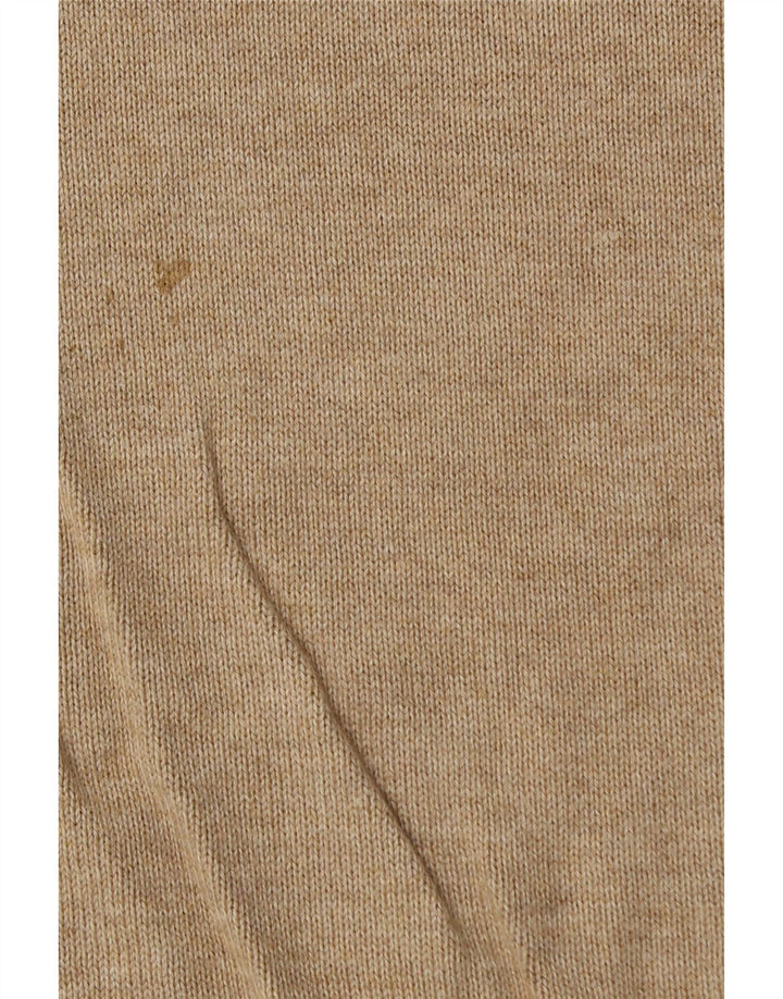 Marks & Spencer Pull coupe classique à col en V pour homme, grand coton beige