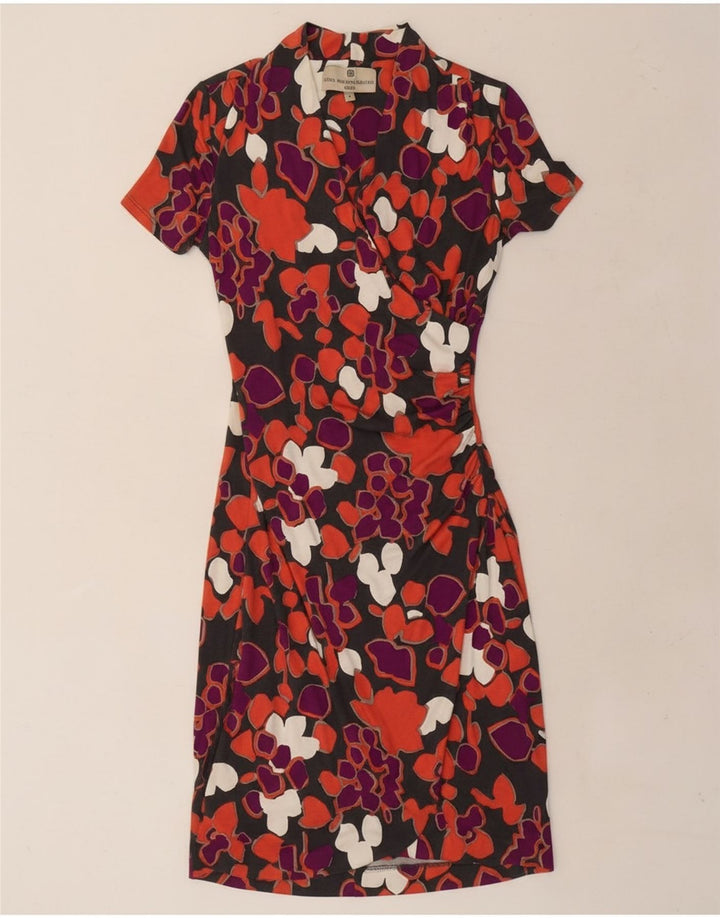 FENN WRIGHT MANSON Womens Petite Sheath Dress UK 8 Small Multicoloured
