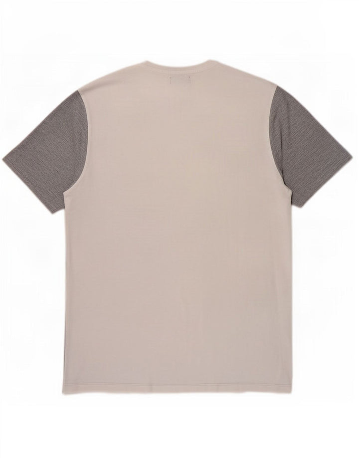 Zara T-Shirt Homme Top XL Gris Colorblock
