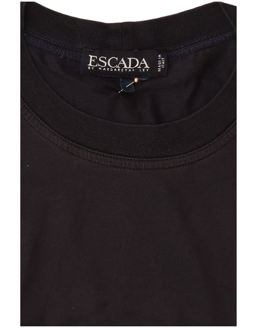 ESCADA T-Shirt Homme Haut Large Bleu Marine Coton