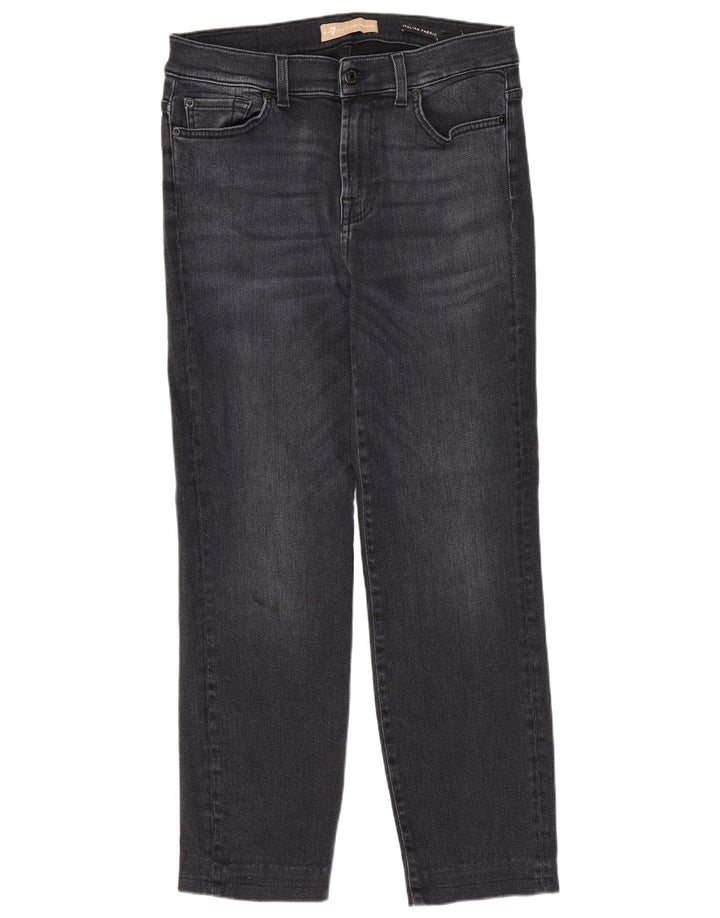 7 For All Mankind Jean Droit Femme W30 L27 Bleu Marine