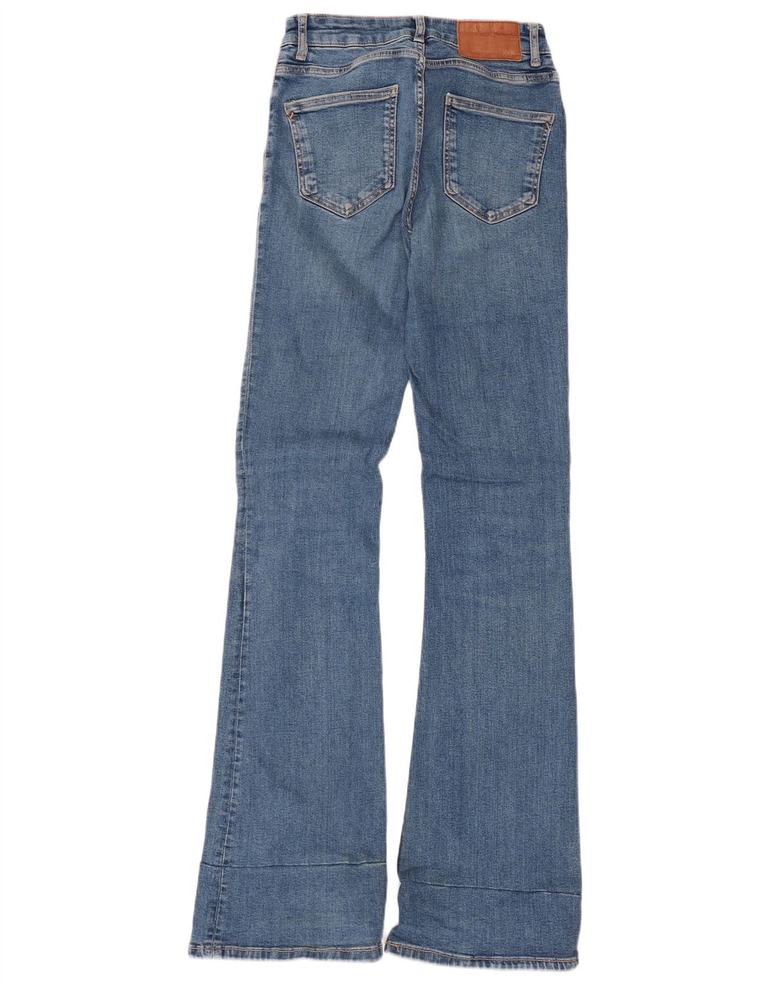 Zara Jean évasé pour femme EU 38 Small W28 L33 Bleu
