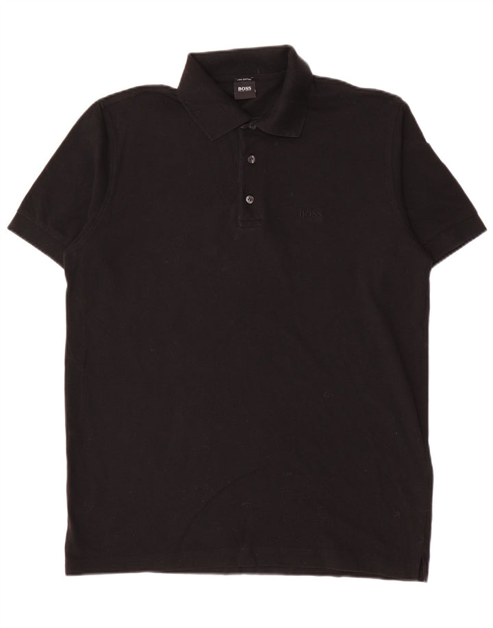 Hugo Boss Polo Homme Coton Noir Moyen