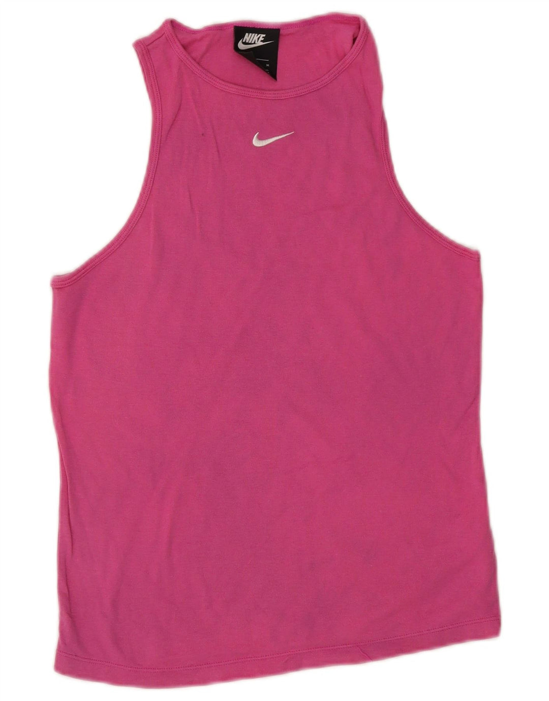 Nike Débardeur Femme UK 12 Coton Rose Moyen