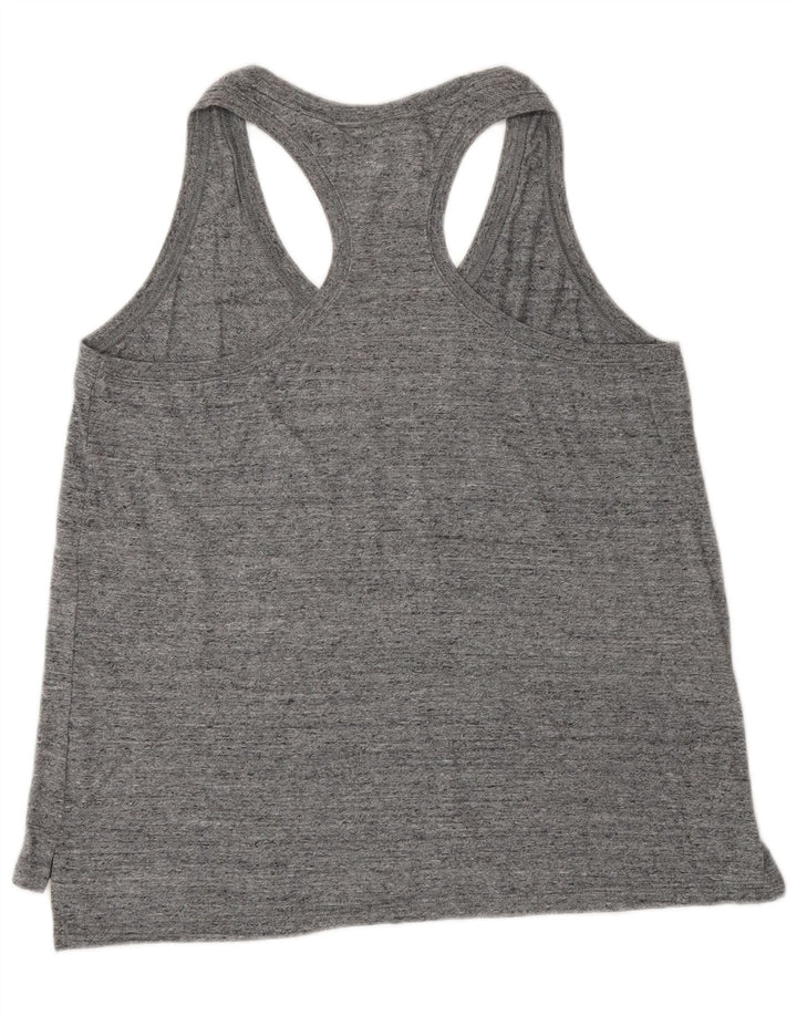 NIKE Débardeur pour femme UK 14 Grand coton moucheté gris