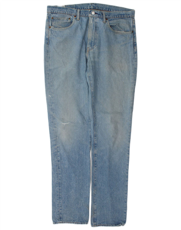 Levi's Jean Slim Effet Déchiré W36 L34 Homme Bleu Coton