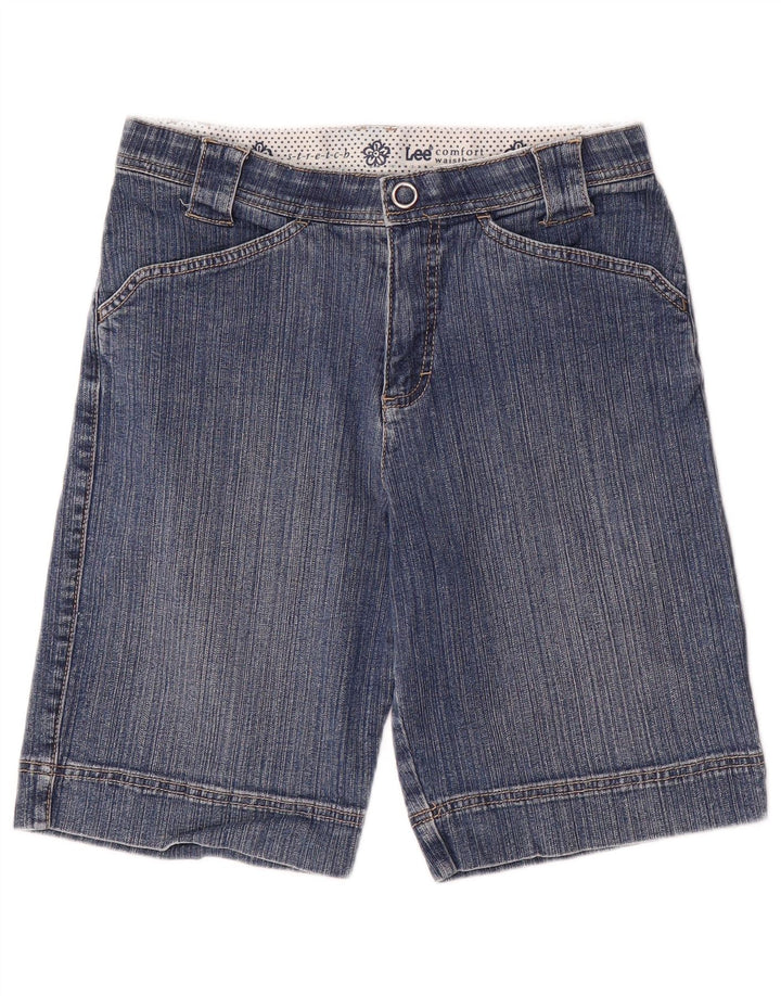 Lee Short en jean pour femme US 6 Medium W28 Bleu Coton