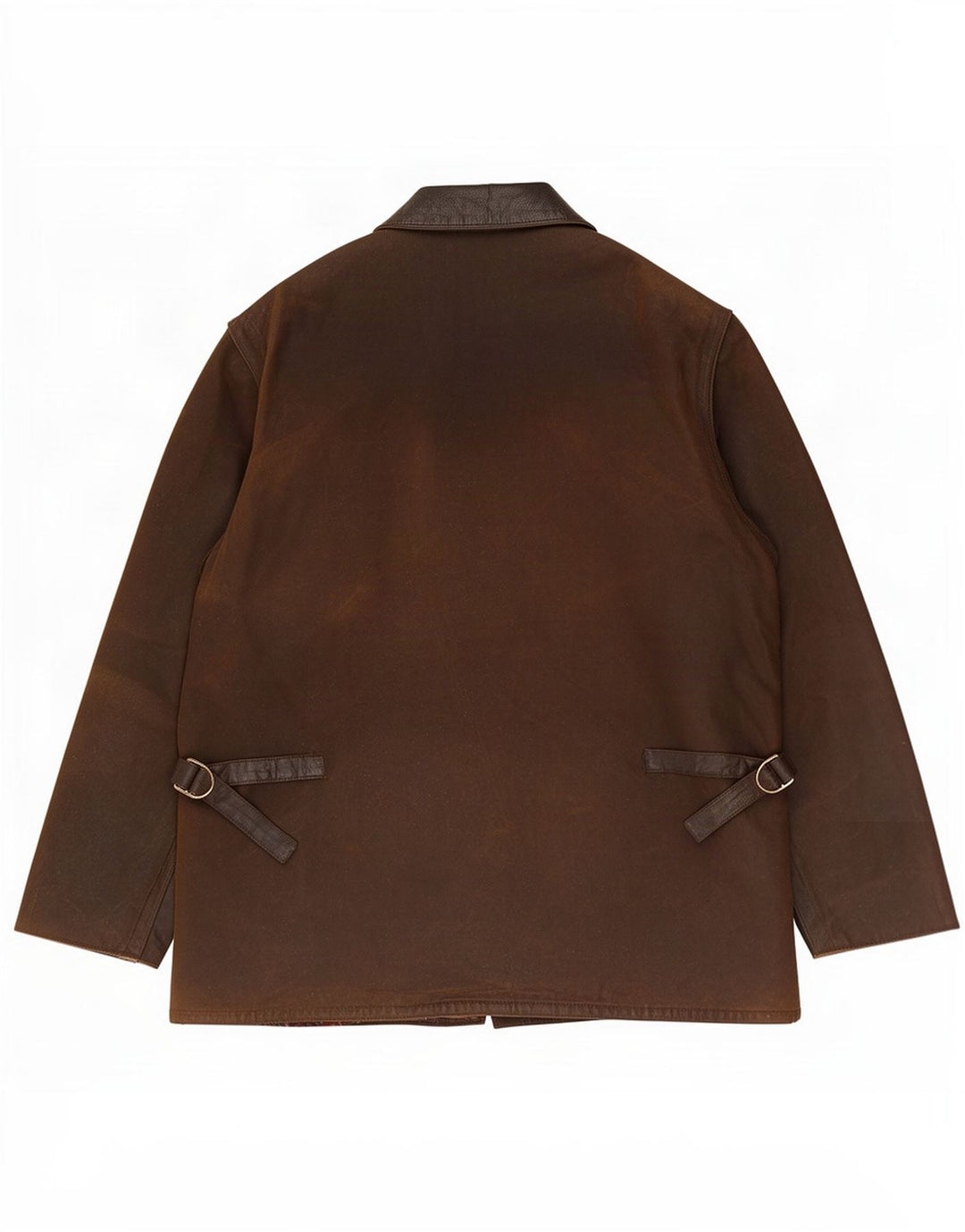 John Partridge Veste en coton ciré pour homme UK 40 Large Marron