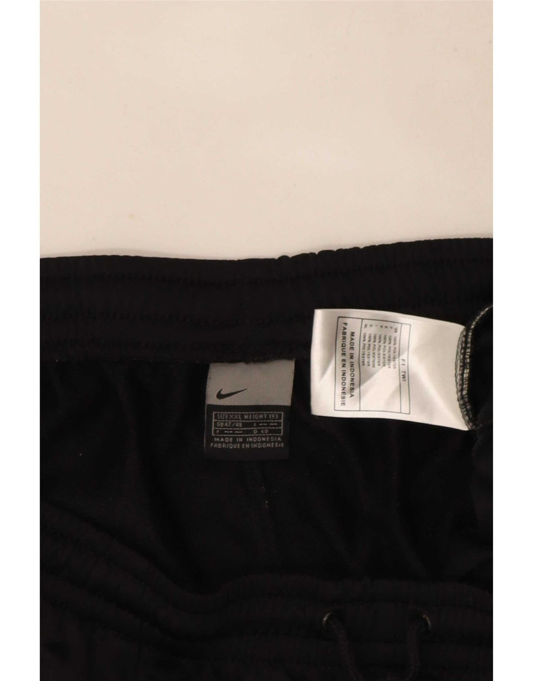 Nike Pantalon de survêtement pour homme UK 47/48 2XL Noir Polyester