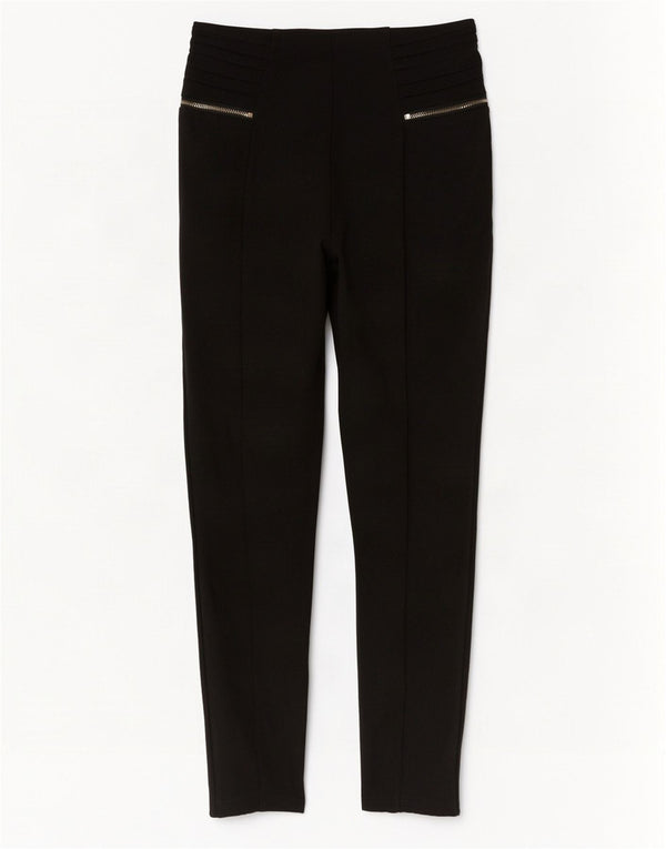 Pantalon court Zara Femme Medium W28 L25 Noir