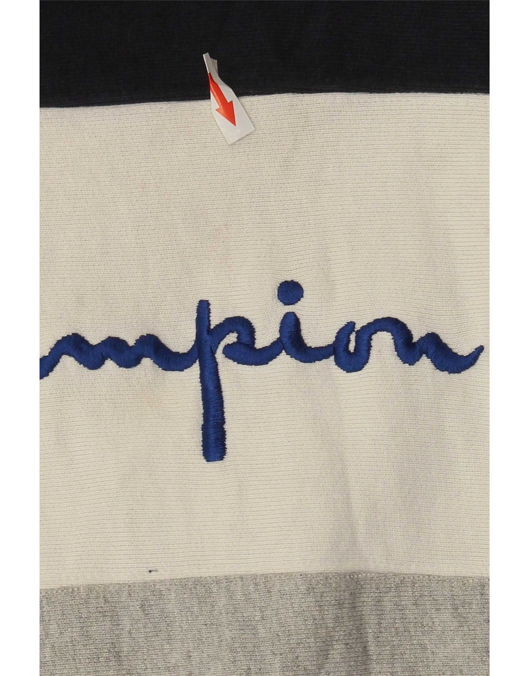 Champion Sweat-shirt graphique pour femme UK 44 Gris moyen Colourblock