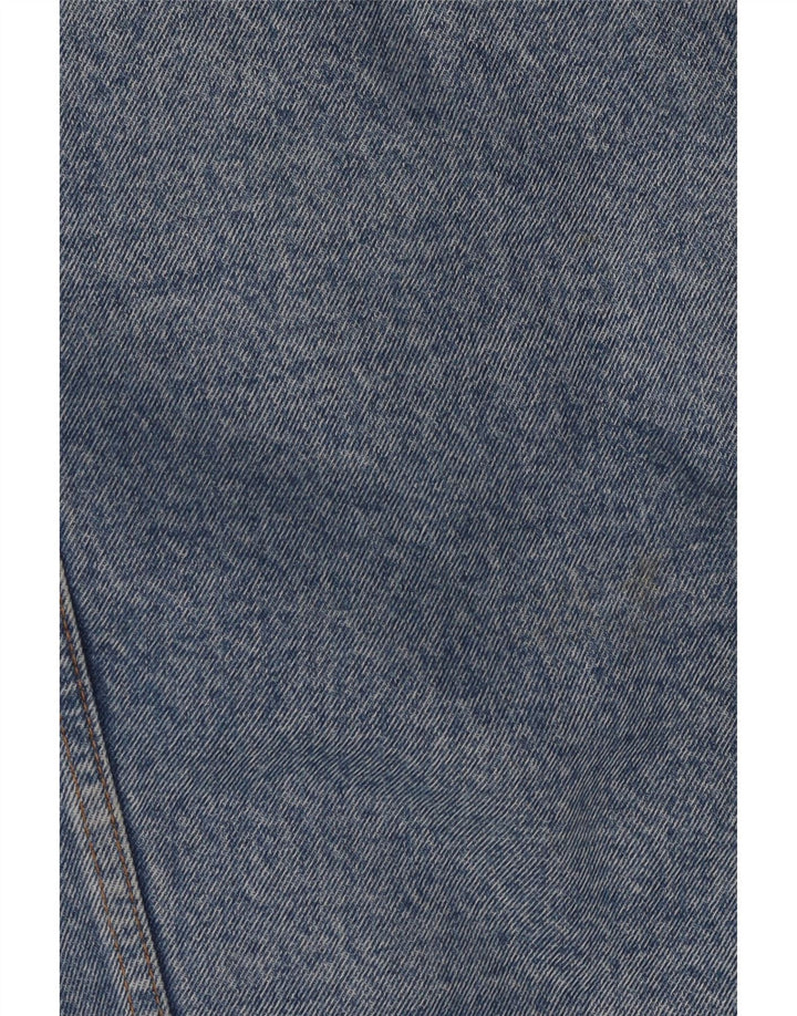 Romano Veste en Jean Sherpa Homme UK 42 XL Bleu Polyester