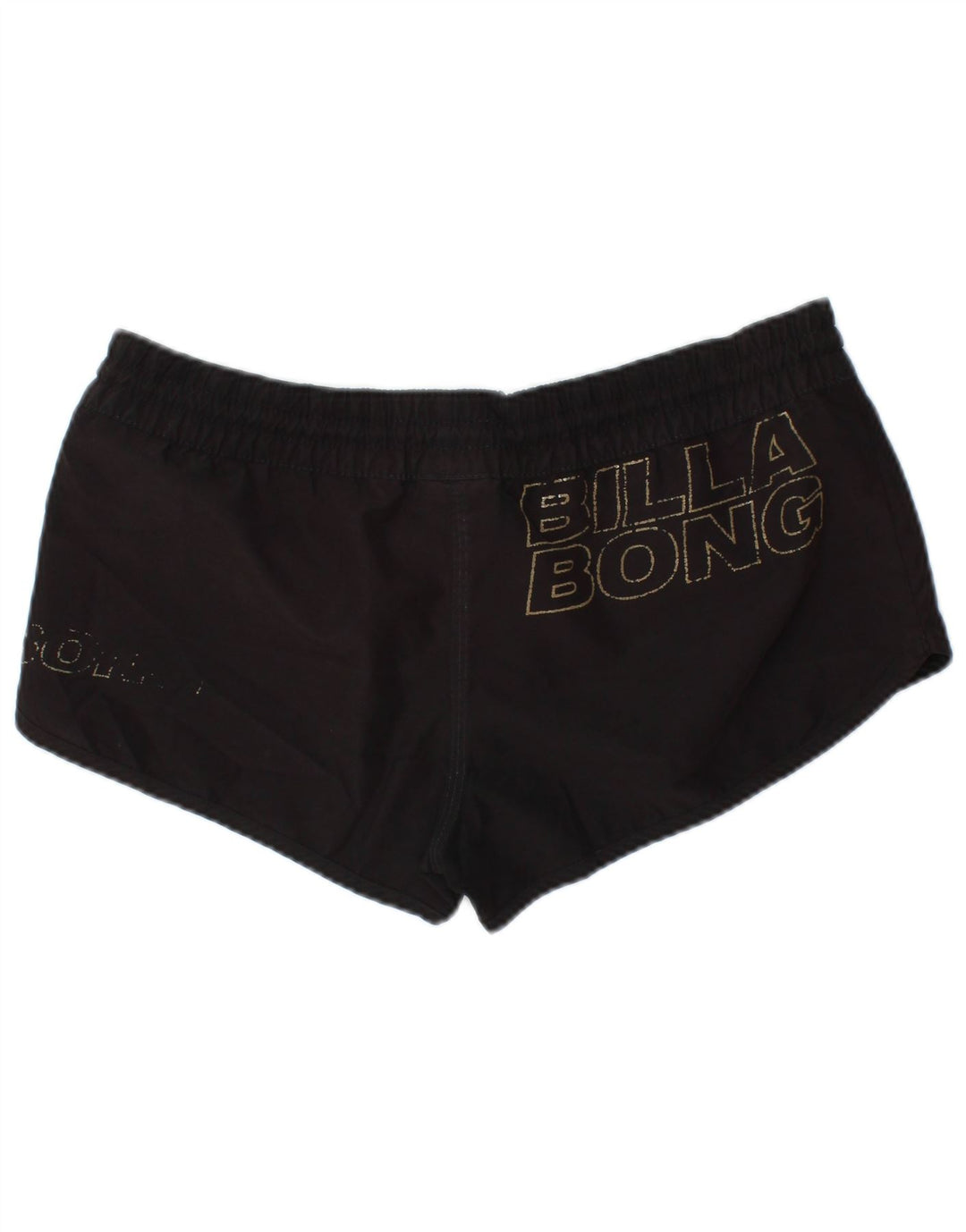 BILLABONG Short de bain graphique pour femme US 12 Large Noir Polyester