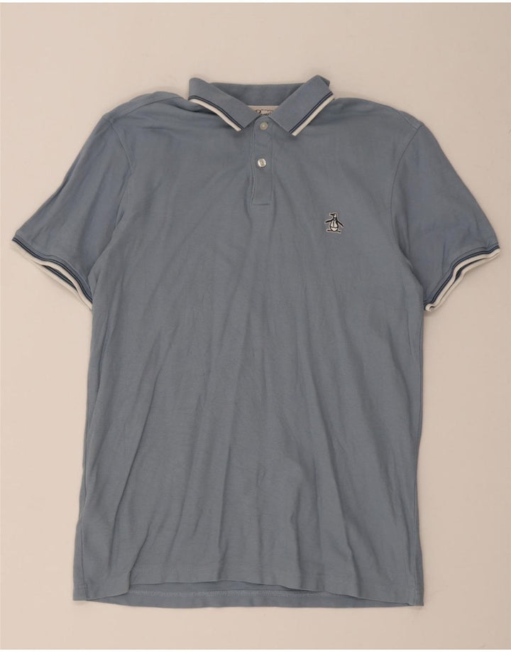 PENGUIN Polo Homme Bleu Moyen Coton