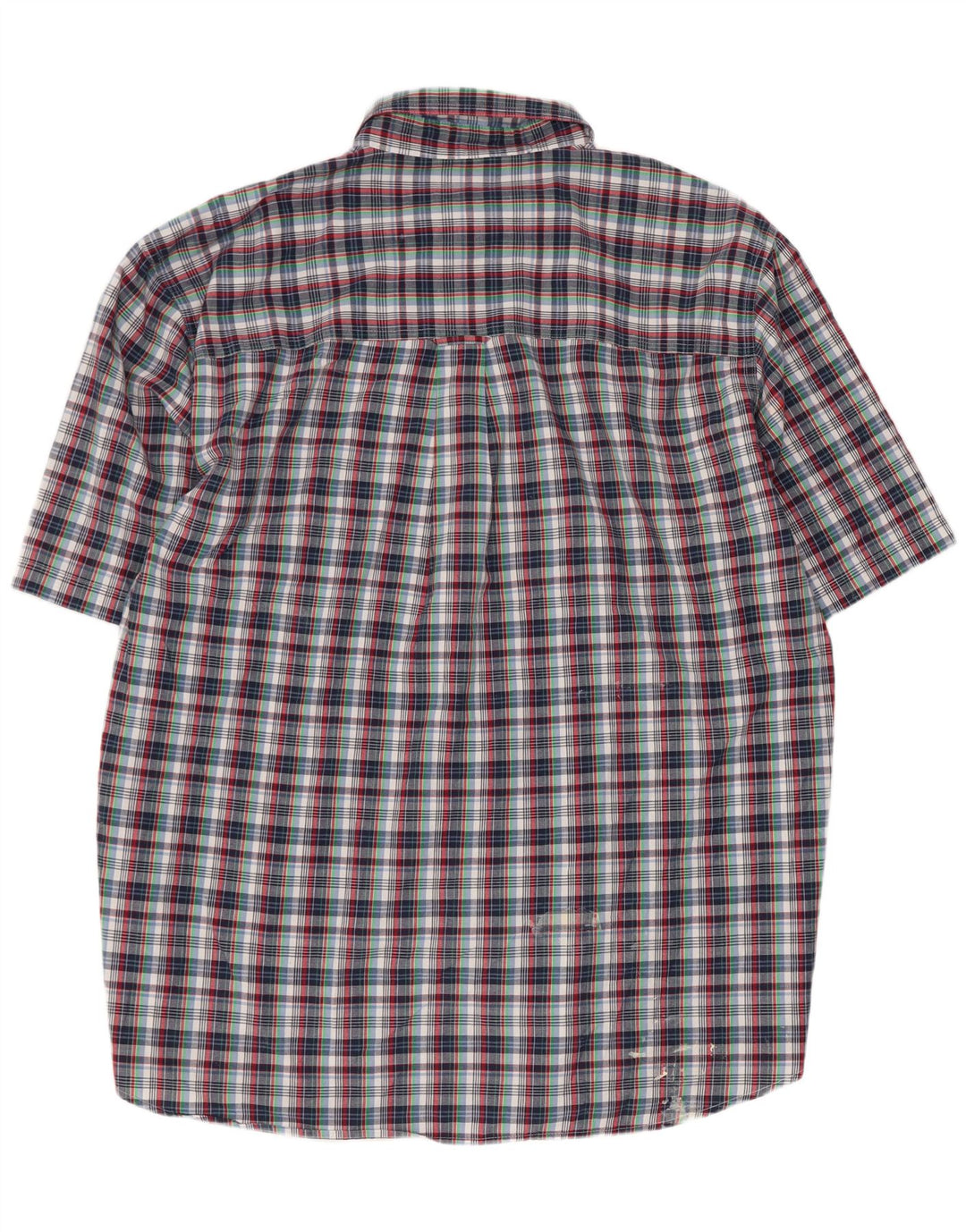 Chaps Chemise à manches courtes pour homme facile d'entretien 2XL en coton à carreaux multicolore